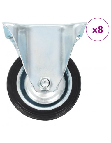 Rotelle Fisse 8 pz 75 mm