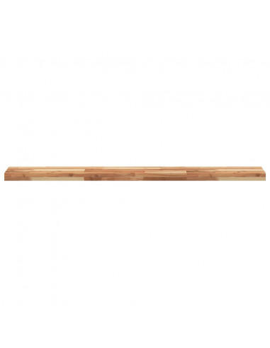 Ripiano a Parete 120x20x4cm Legno Massello Acacia Rifinito Olio