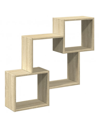 Mobile a Parete 78x18x71 cm Rovere Sonoma in Legno Multistrato