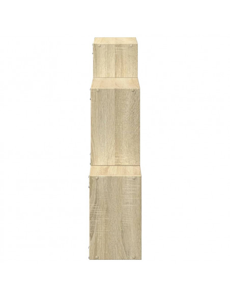 Mobile a Parete 78x18x71 cm Rovere Sonoma in Legno Multistrato