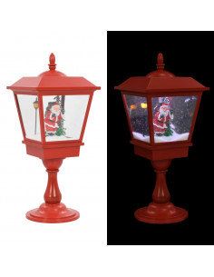 Lampada Natalizia a Piedistallo con Babbo Natale 64 cm LED 2