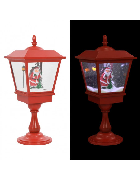 Lampada Natalizia a Piedistallo con Babbo Natale 64 cm LED