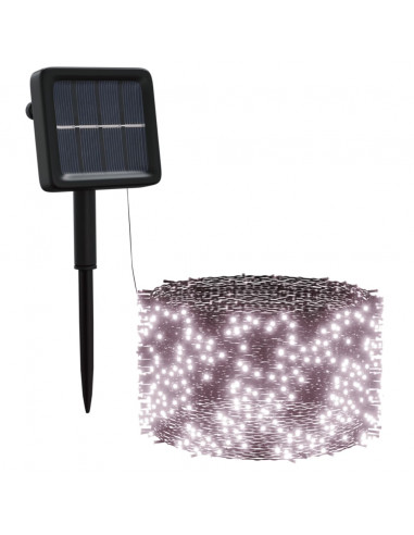 Luci Solari Fatate 5 pz 5x200 LED Bianco Caldo Interni Esterni