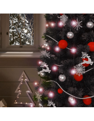 Luci Solari Fatate 5 pz 5x200 LED Bianco Caldo Interni Esterni