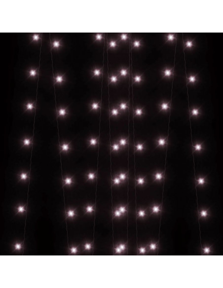 Luci Solari Fatate 5 pz 5x200 LED Bianco Caldo Interni Esterni