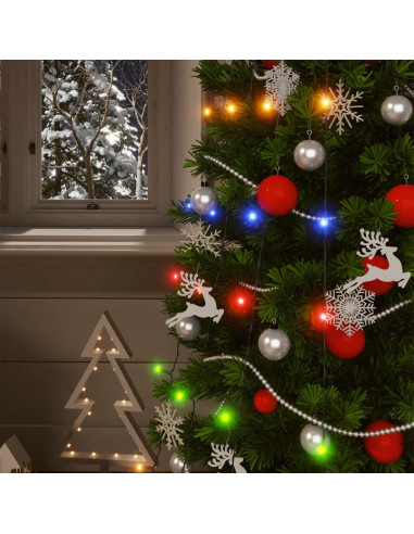 Luci Solari Fatate 2 pz 2x200 LED Colorati Interni Esterni