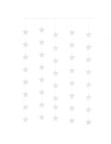 Luci Fatate a Stella a LED 200 LED Bianco Caldo 8 Funzioni