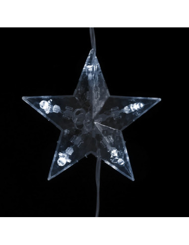 Luci Fatate a Stella a LED 500 LED Bianco Freddo 8 Funzioni