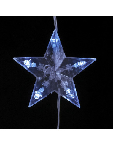 Luci Fatate a Stella a LED 500 LED Bianco Caldo 8 Funzioni