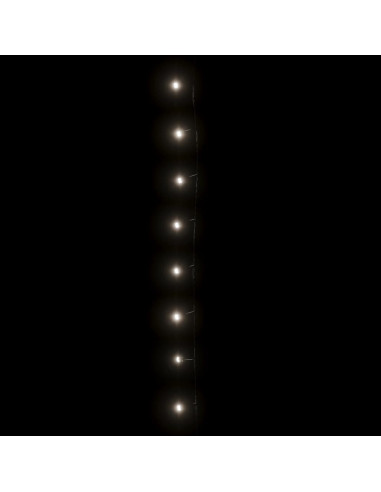 Stringa Luci 2000 LED Interni Esterni 200m IP44 Bianco Freddo