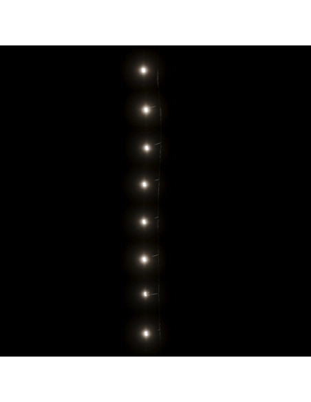 Stringa Luci 2000 LED Interni Esterni 200m IP44 Bianco Freddo