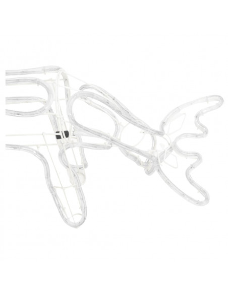 Figura Natalizia Renna Bianco Freddo 73x31x45 cm