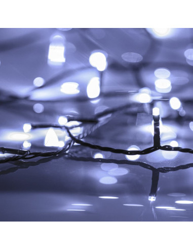Stringa LED con 150 Luci LED Bianco Freddo 15 m PVC