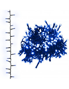 Stringa LED Compatta con 400 Luci LED Blu 13 m PVC 2