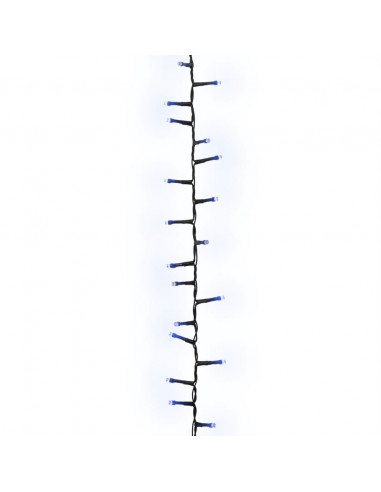 Stringa LED Compatta con 400 Luci LED Blu 13 m PVC