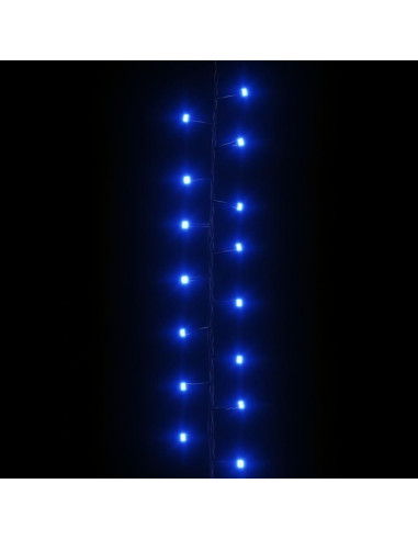 Stringa LED Compatta con 400 Luci LED Blu 13 m PVC