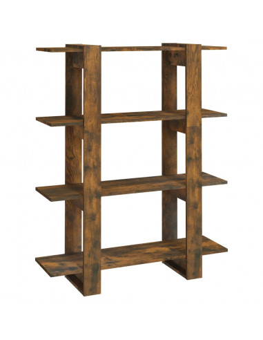 Libreria/Divisorio Rovere Fumo 100x30x123,5 cm