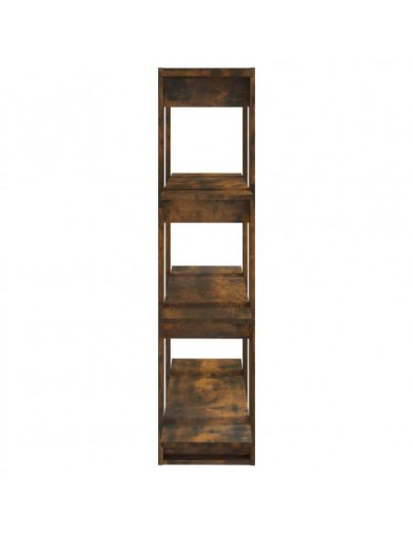 Libreria/Divisorio Rovere Fumo 100x30x123,5 cm