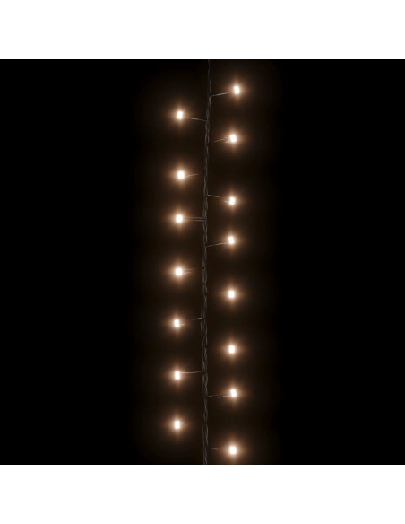 Stringa LED Compatta con 3000 Luci LED Bianco Caldo 65 m PVC