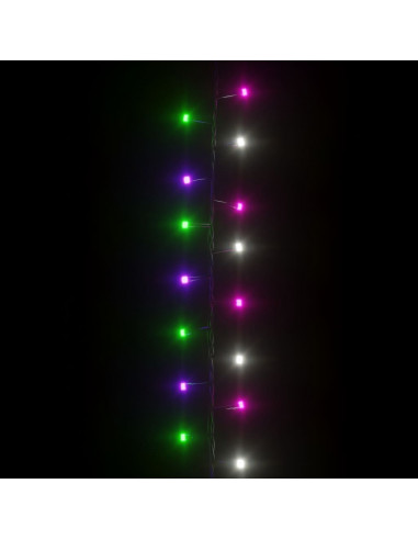 Stringa LED Compatta con 3000 LED Pastello Multicolore 65 m PVC