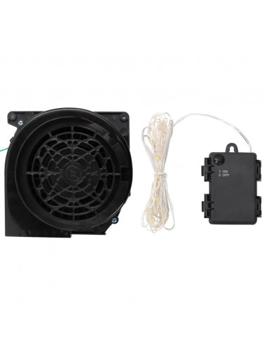 Pupazzo di Neve Natalizio Gonfiabile con LED 805 cm