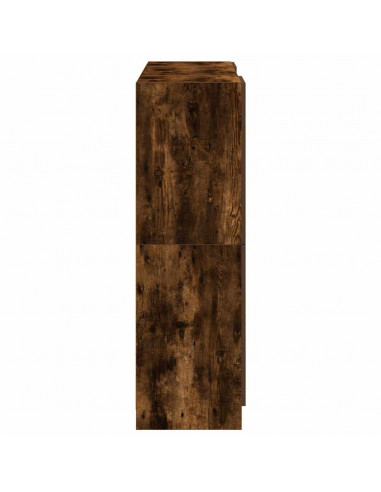 Set di Mobili da Cucina 3 pz Rovere Fumo in Truciolato