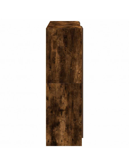 Set di Mobili da Cucina 3 pz Rovere Fumo in Truciolato