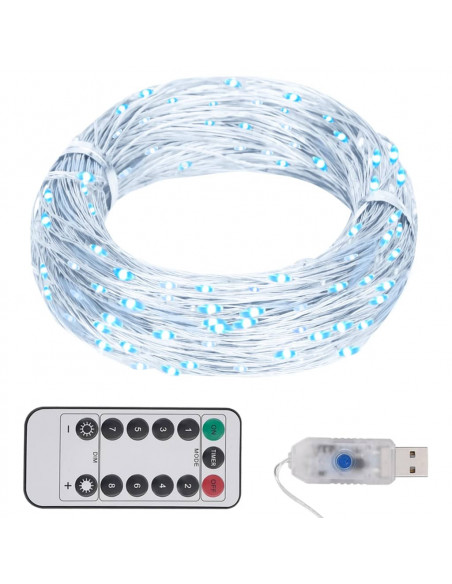 Stringa LED con 300 Luci LED Bianco Freddo 30 m