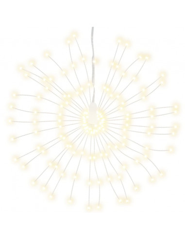 Illuminazioni di Natale Galassia 140 LED 4pz Bianco Caldo 17 cm