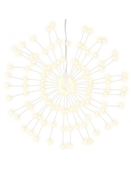 Illuminazioni di Natale Galassia 140 LED 4pz Bianco Caldo 17 cm