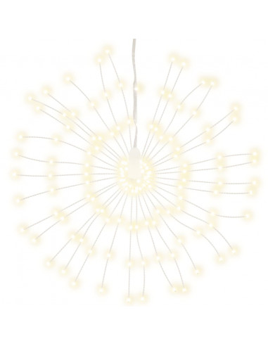 Illuminazione di Natale Galassia 140 LED Bianco Caldo 17 cm