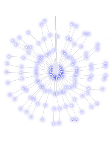 Illuminazioni di Natale Galassia 140 LED 4pz Blu 17 cm