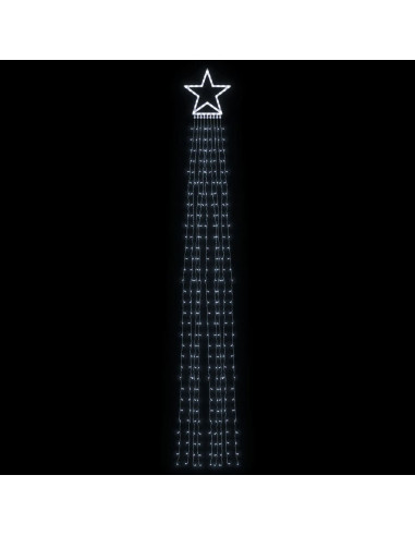 Illuminazione per Albero di Natale 320 LED Bianco Freddo 375 cm
