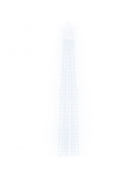 Illuminazione per Albero di Natale 320 LED Bianco Freddo 375 cm