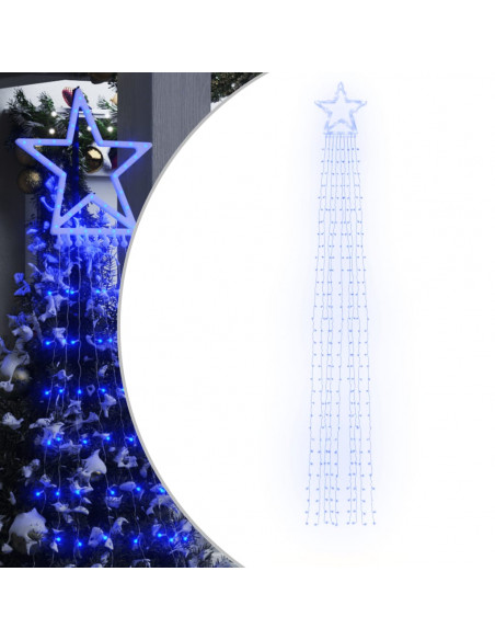 Illuminazione per Albero di Natale 320 LED Blu 375 cm