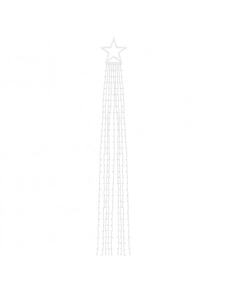 Illuminazione per Albero di Natale 320 LED Blu 375 cm