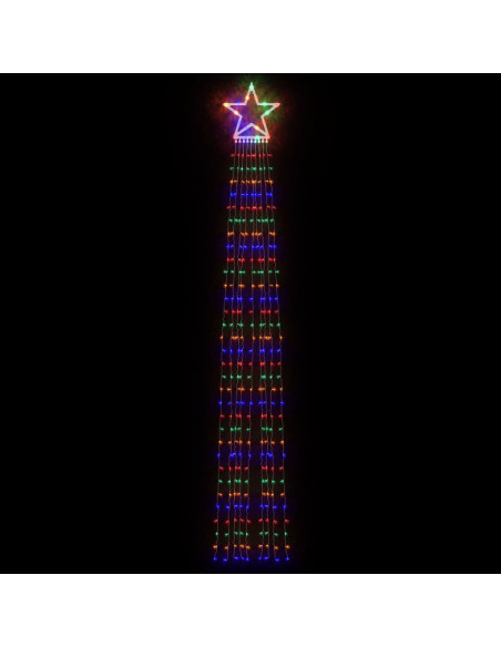 Illuminazione per Albero di Natale 320 LED Colorato 375 cm