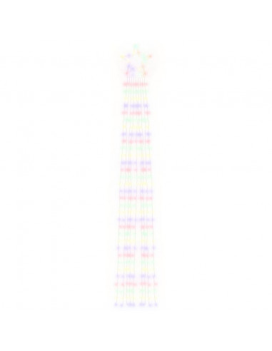 Illuminazione per Albero di Natale 320 LED Colorato 375 cm