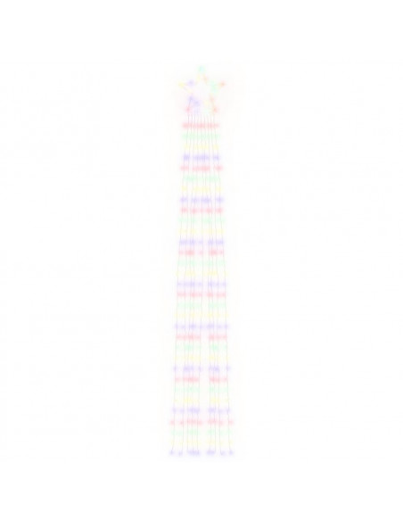 Illuminazione per Albero di Natale 320 LED Colorato 375 cm