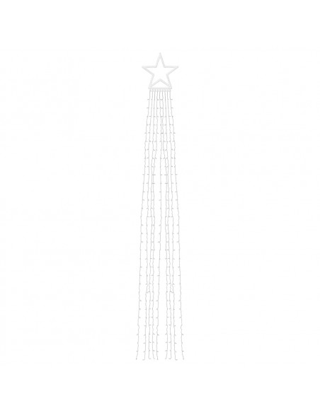 Illuminazione per Albero di Natale 320 LED Colorato 375 cm