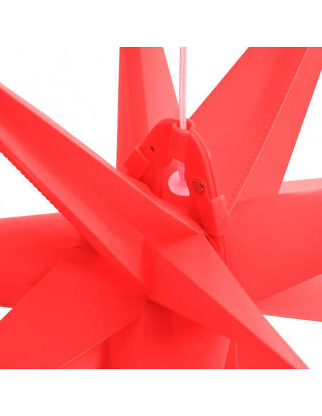 Luci di Natale con LED 3 pz Pieghevoli Rosse