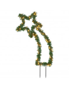 Luce Decorativa Natale con Picchetti Stella Cadente 115LED 89cm 2