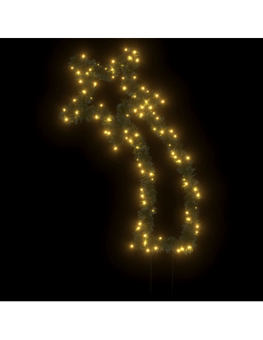 Luce Decorativa Natale con Picchetti Stella Cadente 115LED 89cm