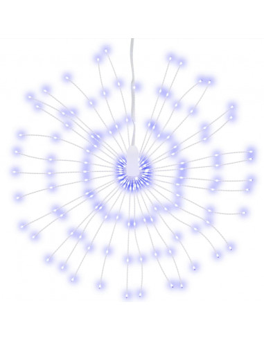 Illuminazioni di Natale Galassia 140 LED 2pz Blu 17 cm