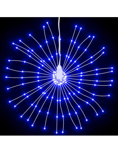 Illuminazioni di Natale Galassia 140 LED 2pz Blu 17 cm