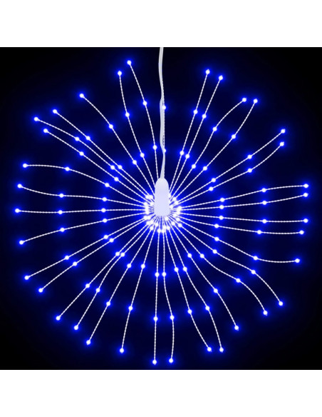 Illuminazioni di Natale Galassia 140 LED 2pz Blu 17 cm