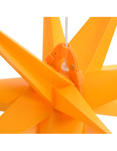 Luci di Natale con LED 3 pz Pieghevoli Gialle