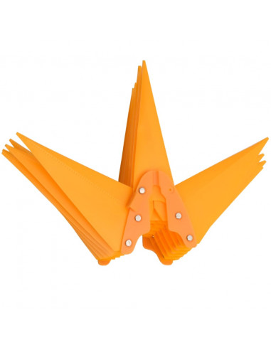 Luci di Natale con LED 3 pz Pieghevoli Gialle