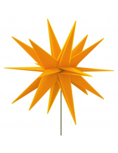 Luce di Natale con Picco Terra e LED Pieghevole Gialla 57 cm 2