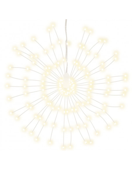 Illuminazioni di Natale Galassia 140 LED 2pz Bianco Caldo 17 cm
